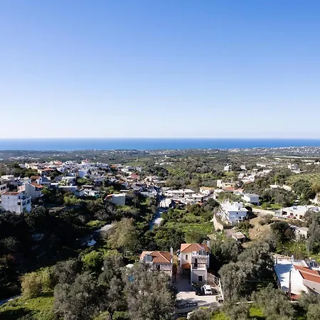 Comfort Villa Mahin, Pool, Sea View, Rethymno Kirianna Esterno foto