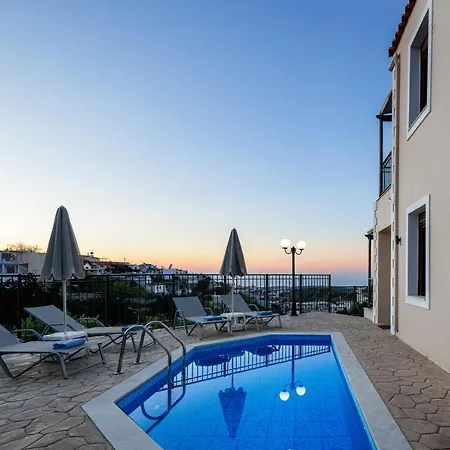 Comfort Villa Mahin, Pool, Sea View, Rethymno Kirianna Esterno foto