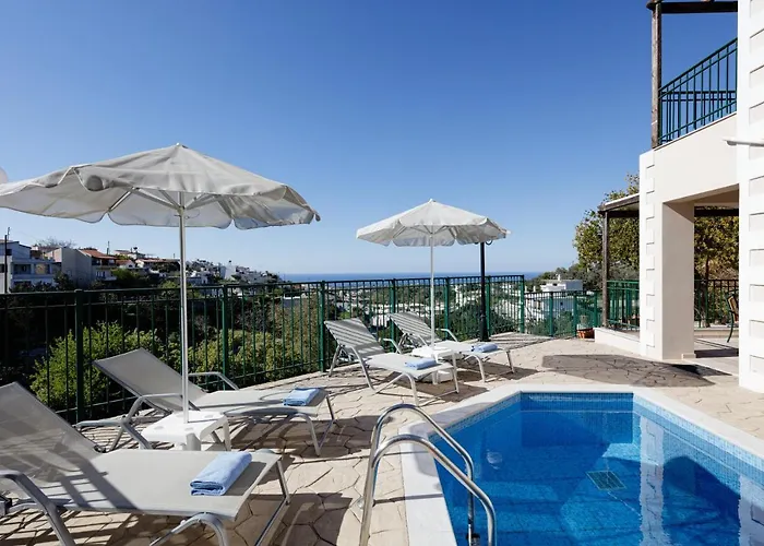 Comfort Villa Mahin, Pool, Sea View, Rethymno